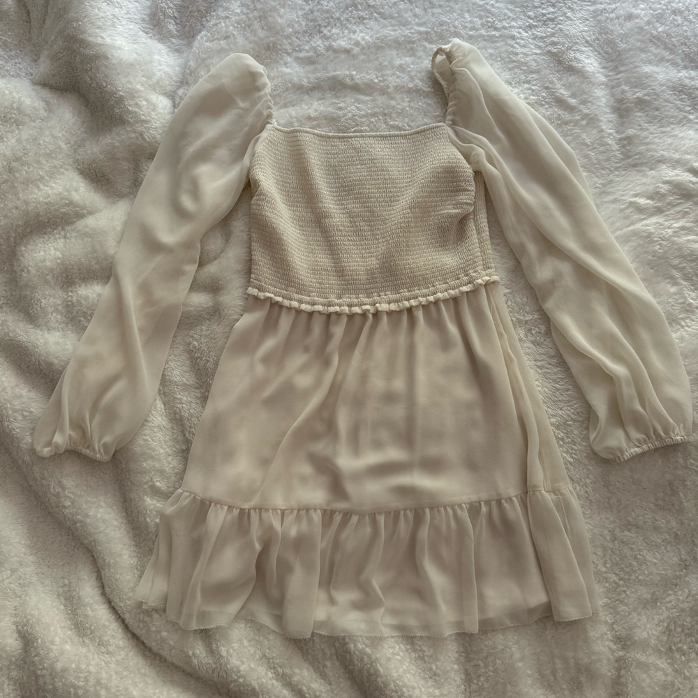 Wilfred white mini dress